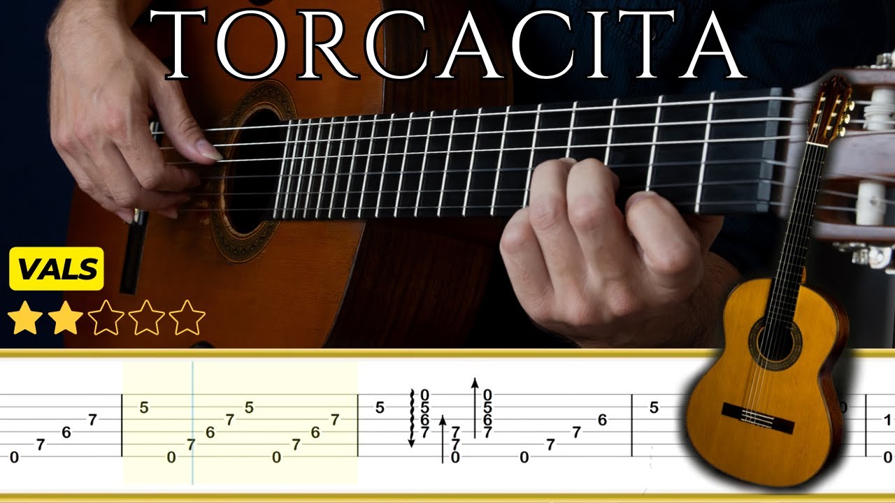 TORCACITA (Vals) 🎸Miguel R. Michelone || Tutorial para Guitarra Clásica + TABS