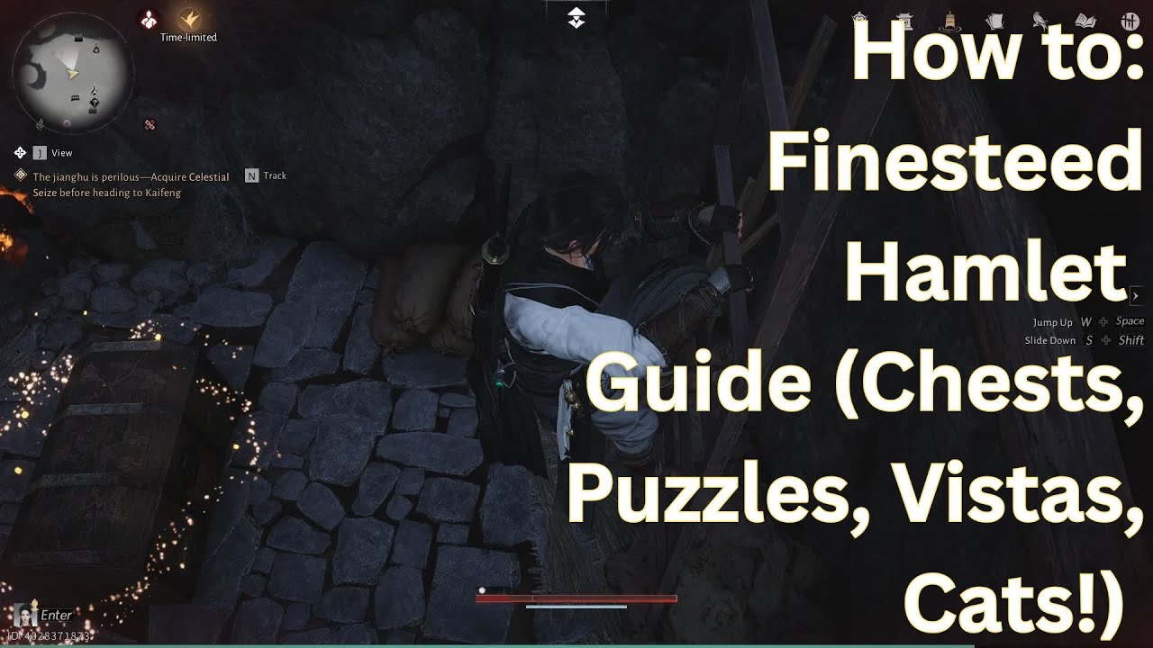 How to: Finesteed Hamlet Guide (Chests, Puzzles, Vistas, Cats!) Where Winds Meet