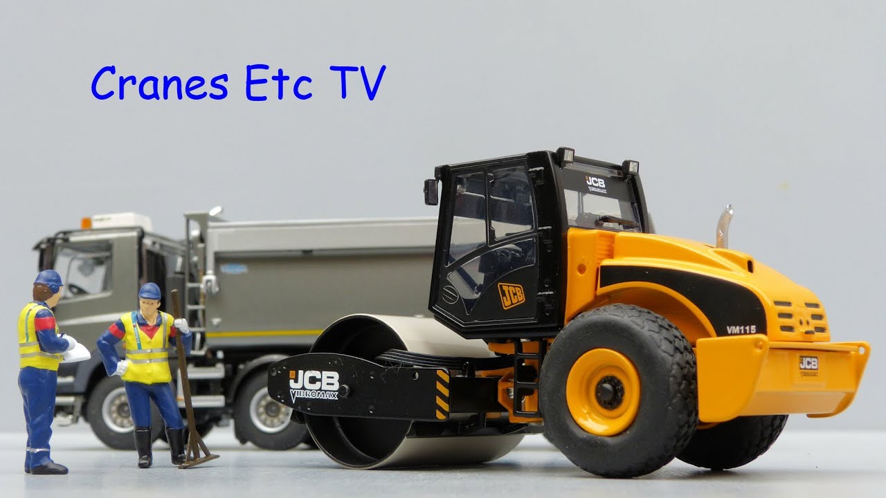 Motorart JCB VM115D Single Drum Soil Compactor by Cranes Etc TV