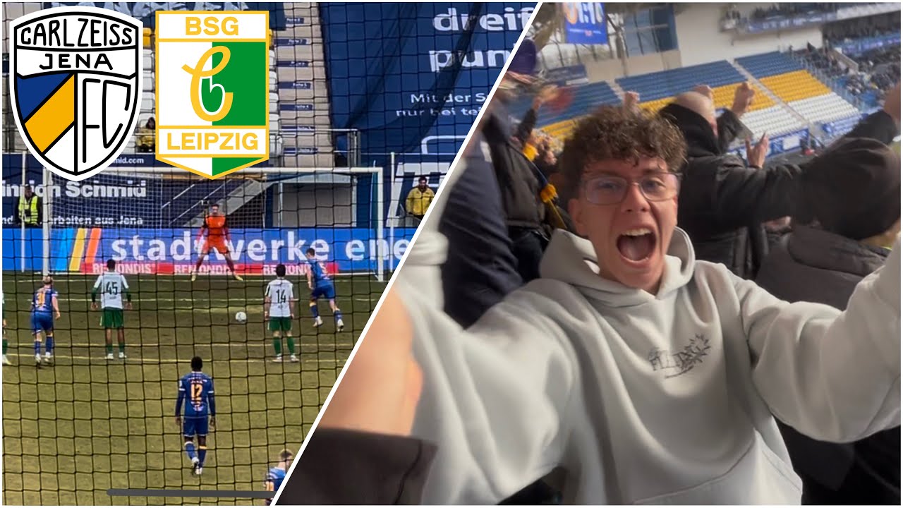 FC Carl Zeiss Jena vs Chemie Leipzig - Stadionvlog