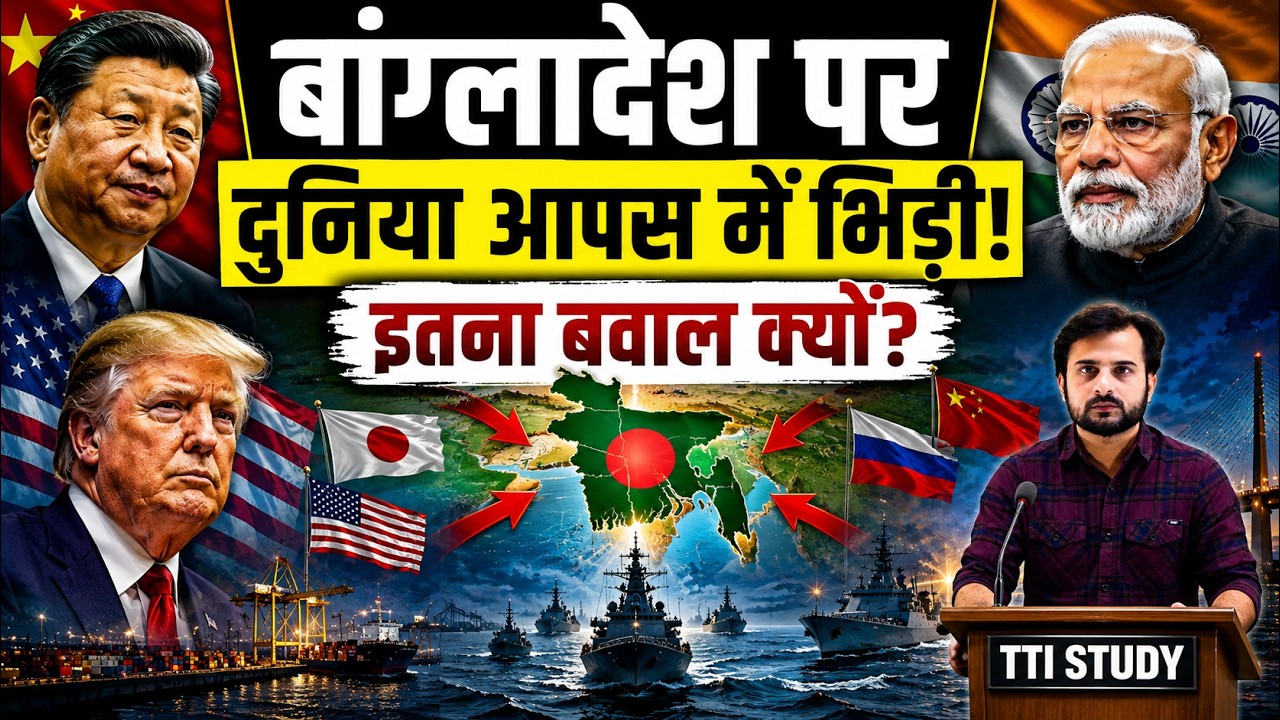 Why Is the World Fighting Over Bangladesh? | India, China & US Power Game