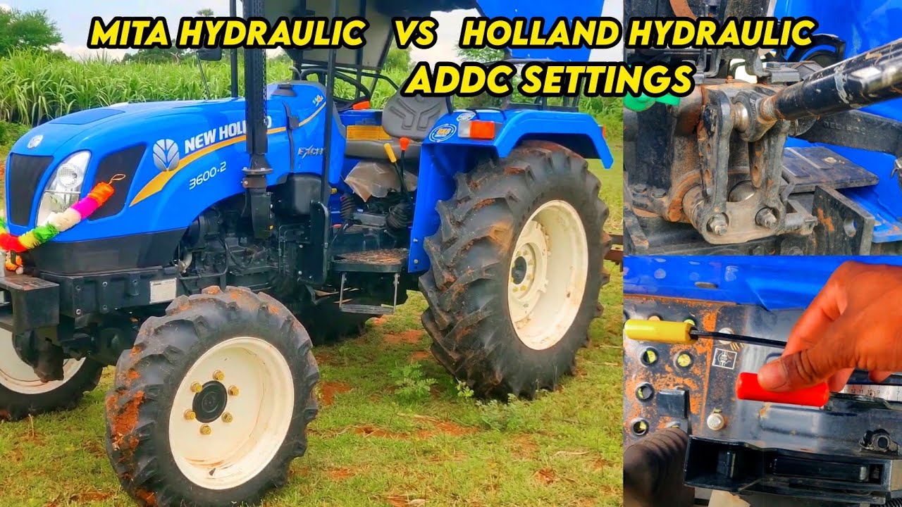 Auto sensing in cultivation | ADDC settings | MITA hydraulic | New Holland 3600-2 Excel 4wd power