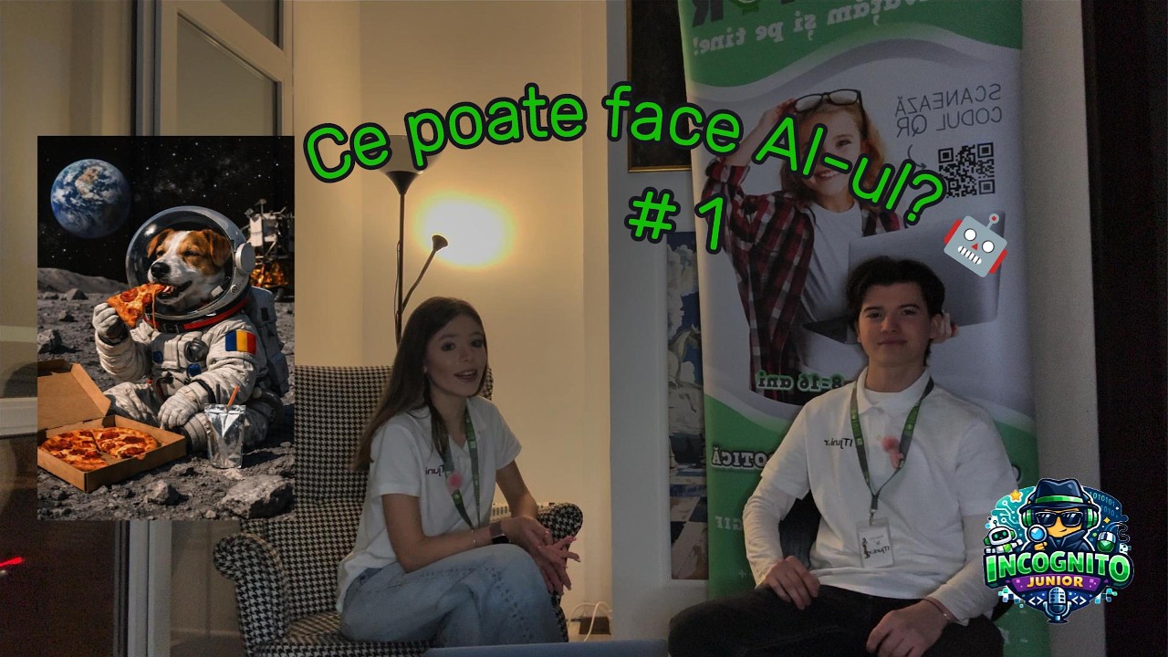 Ce poate face AI-ul? 🤖 | IT Junior pentru copii (Ep. 1)