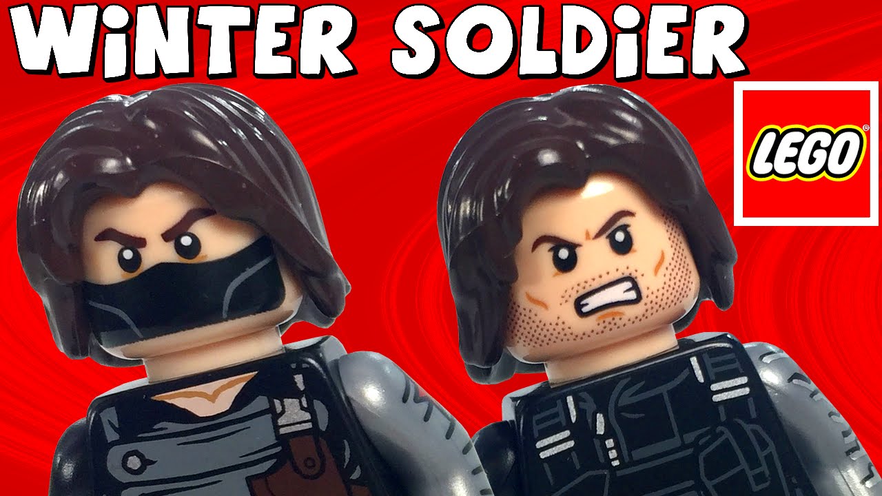 LEGO Winter Soldier Marvel Minifigure Comparison Collection - BrickQueen