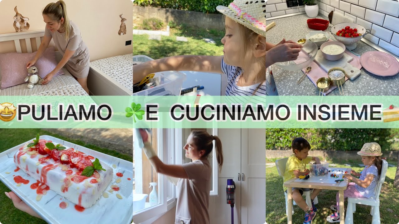 PULIAMO E CUCINIAMO INSIEME/RICETTE FACILI, LEGGERE ESTIVE TANTE IDEE PER VOI + compleanno
