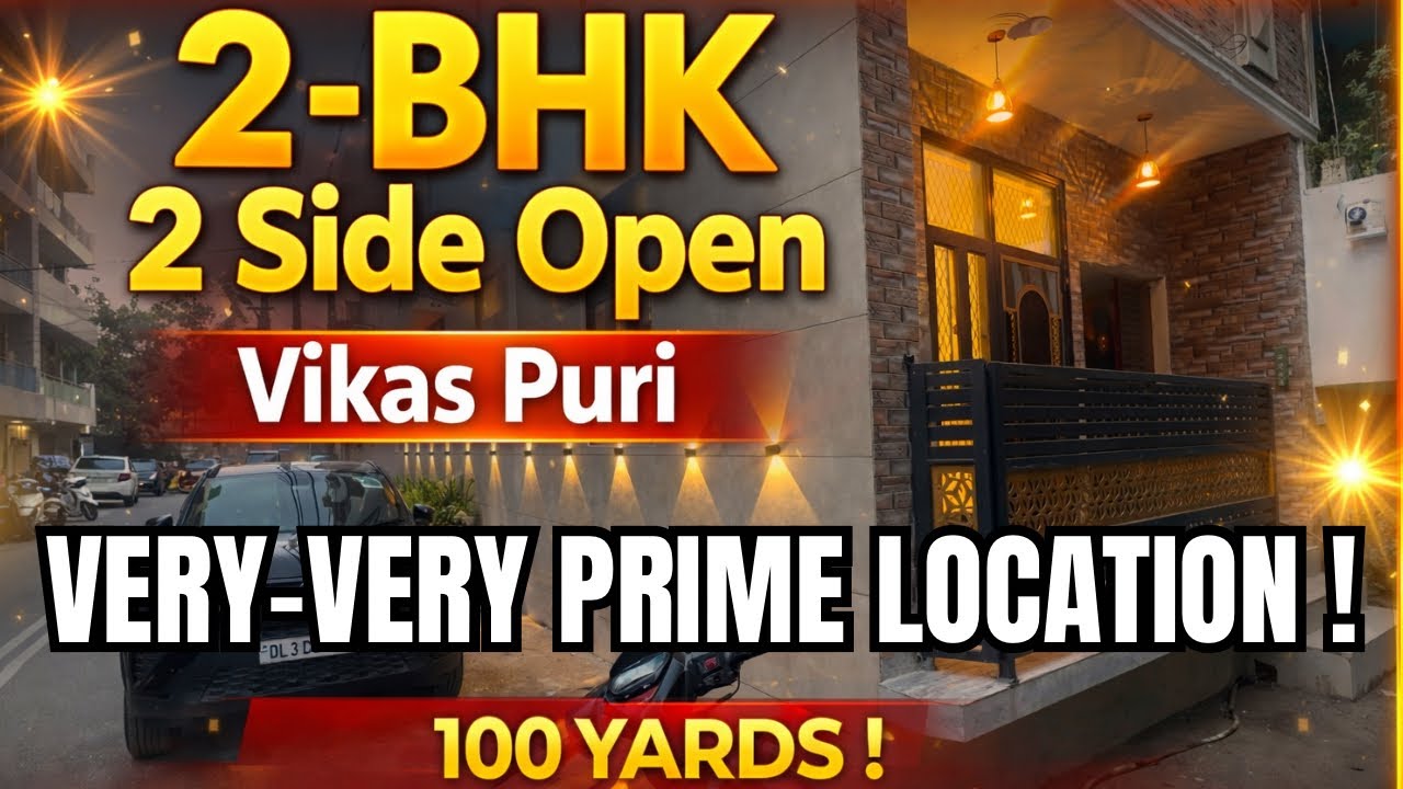Vikas Puri 2BHK 2 Side Open ! 