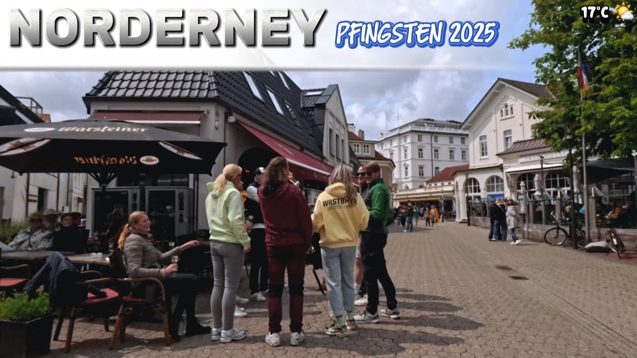 Norderney, Inselmomente am Pfingstwochenende, in der Innenstadt, Island life 2025