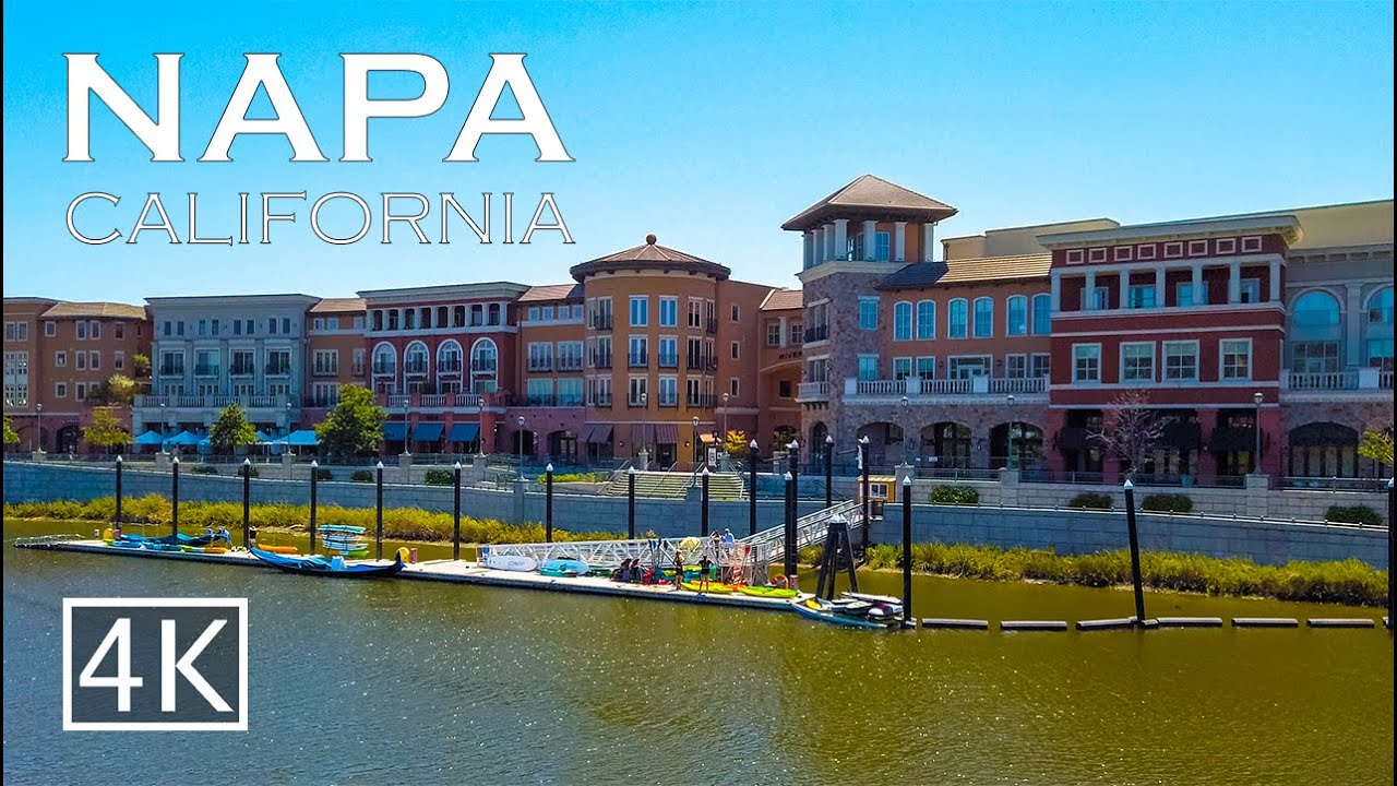 [4K] Napa Downtown - California - Walking Tour