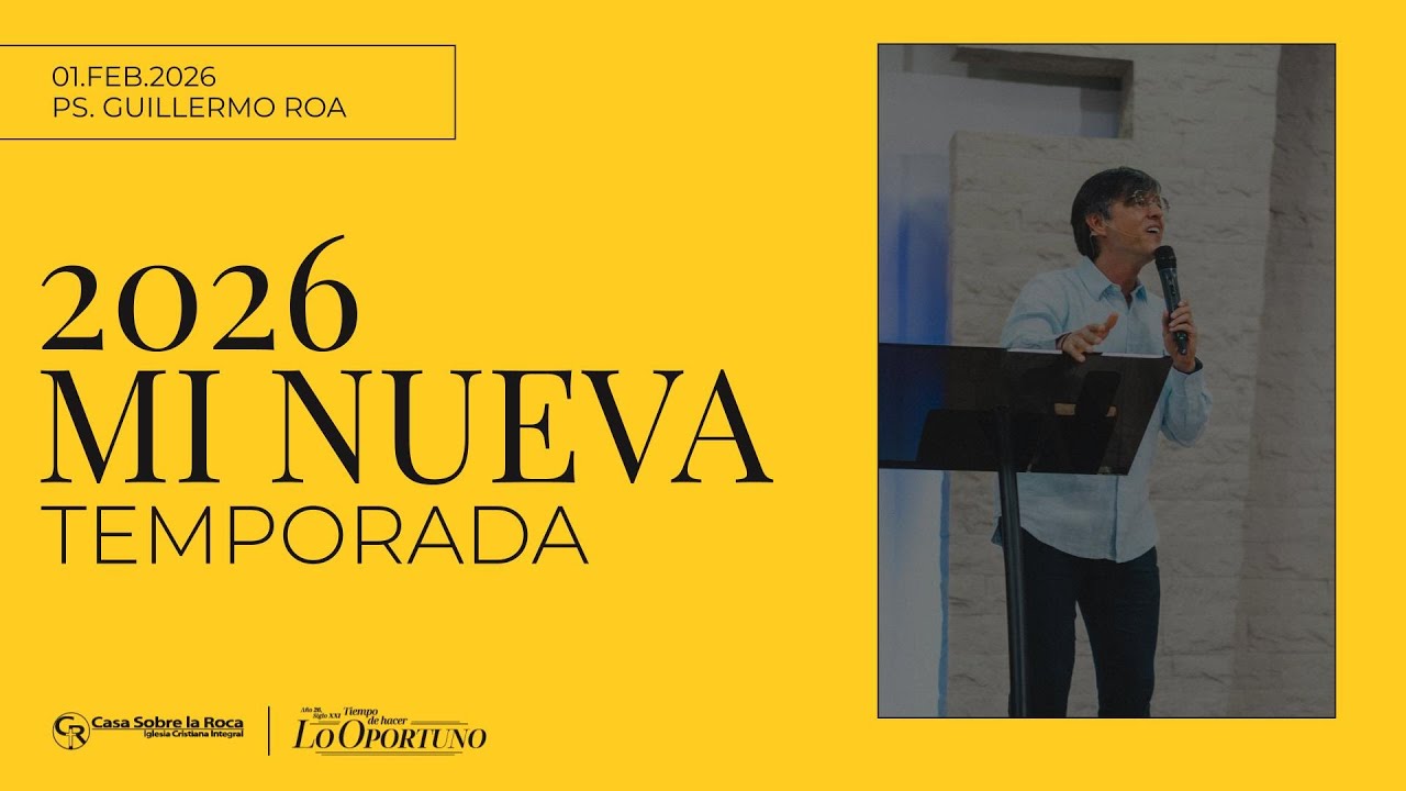 Servicio Dominical • 1 de Febrero • Mi Nueva Temporada  • Casa Roca Barranquilla
