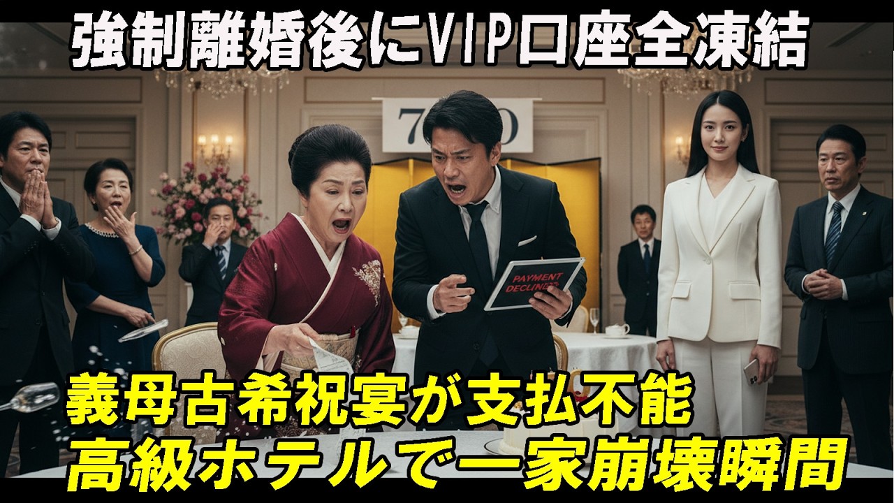 10年奴隷扱いされた私。義母「この寄生虫が！」とVIPカードを強奪。→実は私の金だったと知らず豪華パーティーを強行した一家の、悲惨すぎる末路ｗ