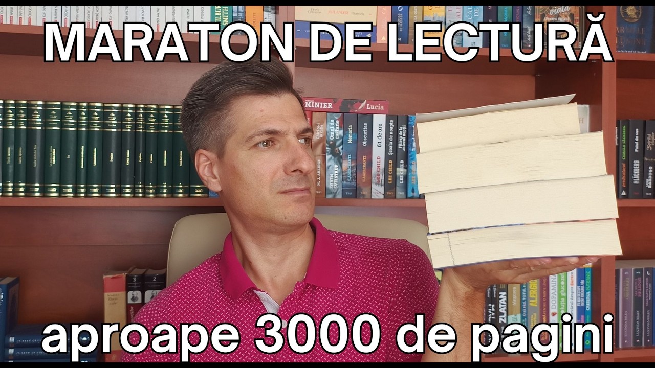 Maraton de lectură - aproape 3000 de pagini📚Ce cărți citim săptămâna aceasta #10