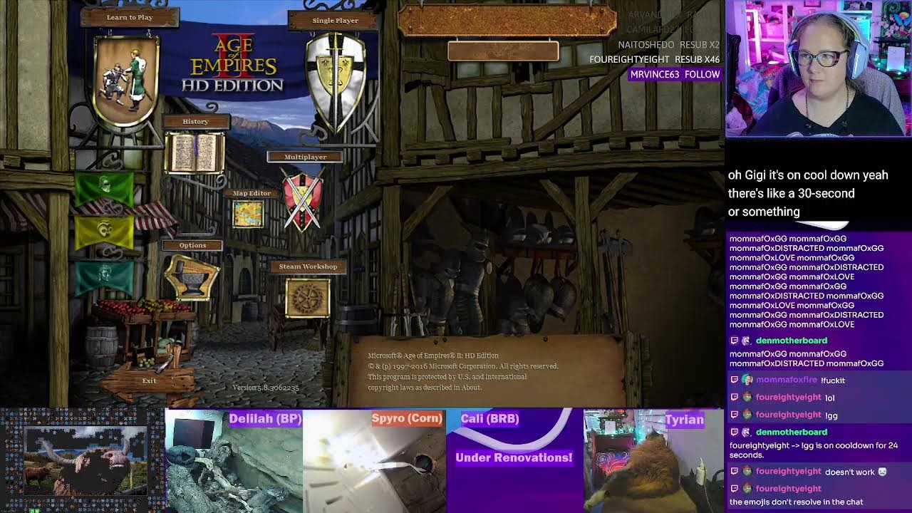 And now we game! Age of Empires II & community !puzzle