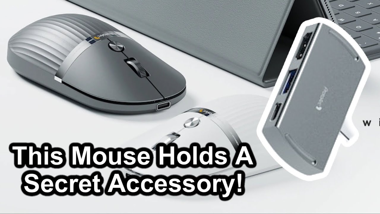 ProtoArc Hub Mouse - Your Portable Mouse That Holds a USB C Hub!