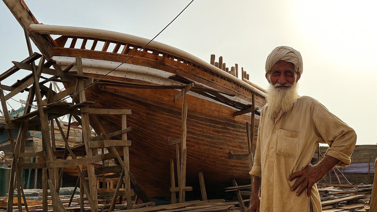 Amazing Wooden Ships Manufacturing By Hand in Pakistan | Handmade Wooden Ships Manufacturing