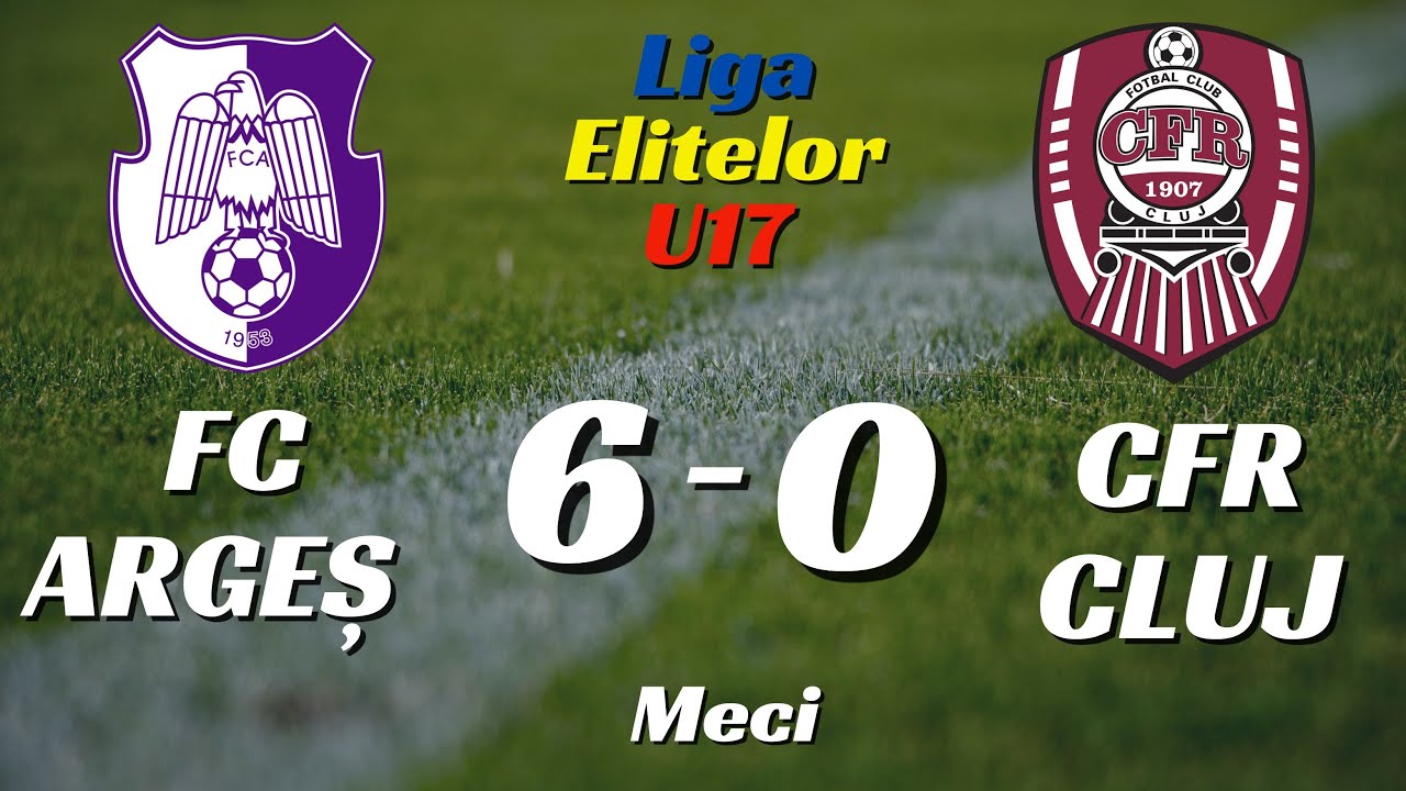 FC Arges 6 - 0 CFR Cluj Elite U17, etapa 6, sezon 24-25, meci
