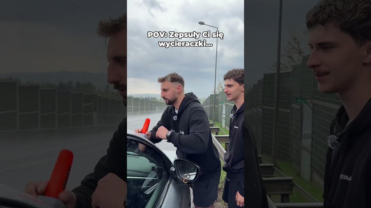 Po co komu wycieraczki jak można mieć niewidzialną 