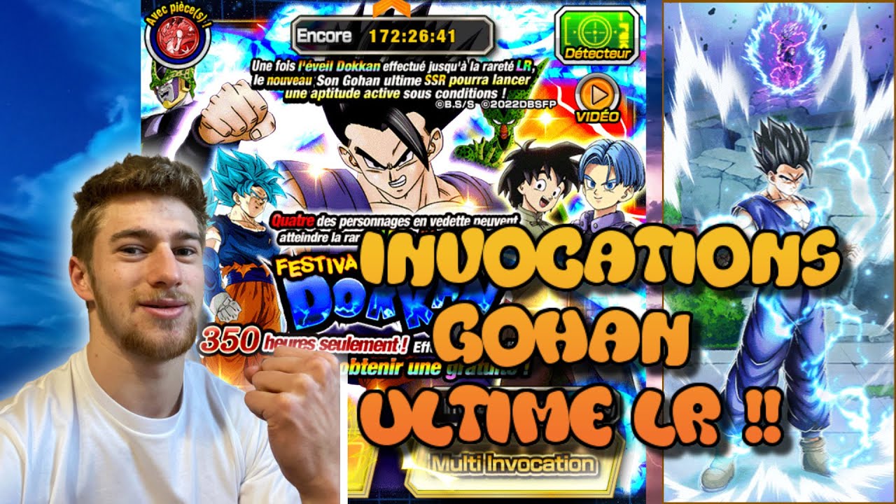 NOUVEAUX LR JUSTE MAGNIFIQUES POUR COMMENCER 2023 ! INVOCATION GOHAN ULTIME BEAST ! DOKKAN BATTLE