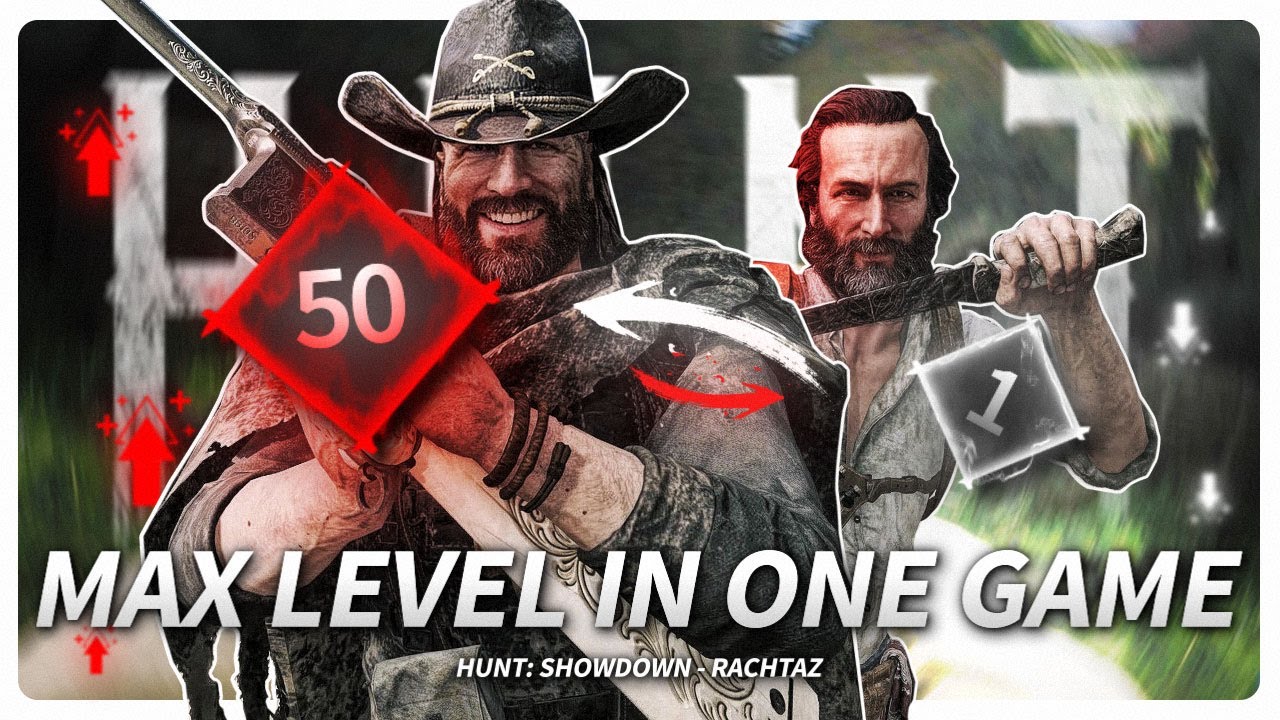 Getting Hunter From Level 1 to 50 in ONE Game!