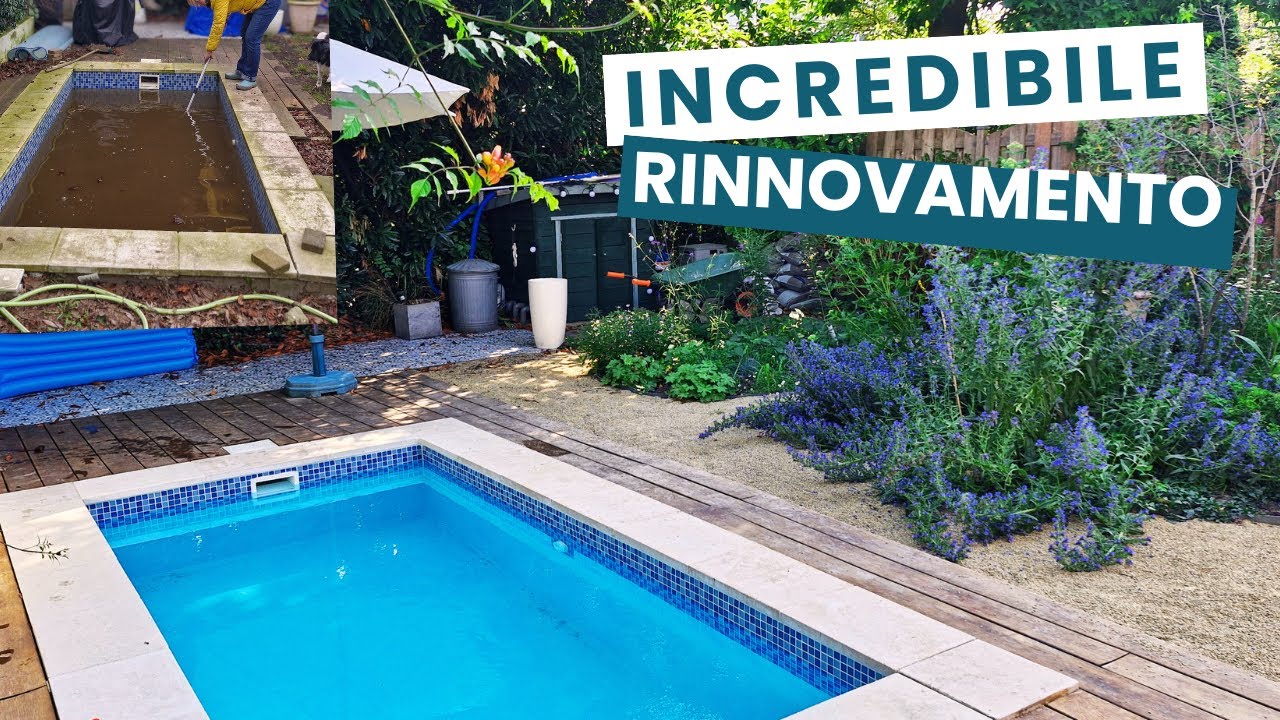 Incredibile Rinnovamento: Una Piscina Trascurata Torna Come Nuova!