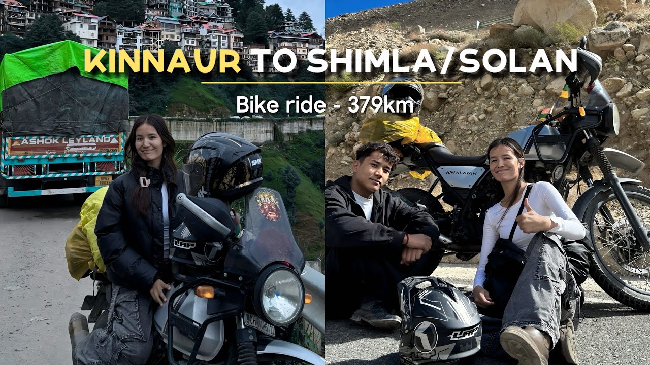 Life ka phela bike ride experience 😍🏍️| Kinnaur to Solan ride | #ride 