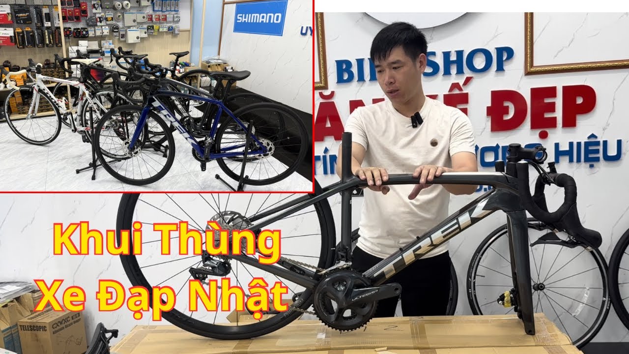 Khui Th&ugrave;ng 5 Xe Đạp Nhật Về (Xe Đẹp Xuất Sắc) Trek, Bianchi, Look 
