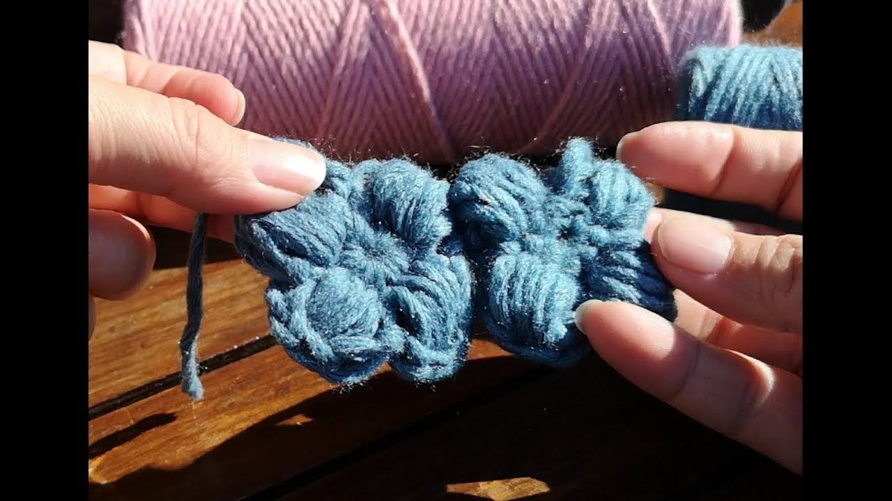 FLORES A CROCHET PARA ZURDOS Y DIESTROS