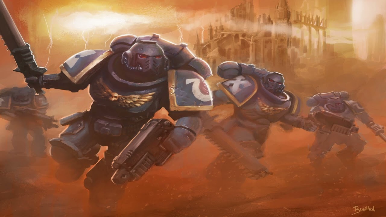 Space Marine sings Poker Face by Lady Gaga