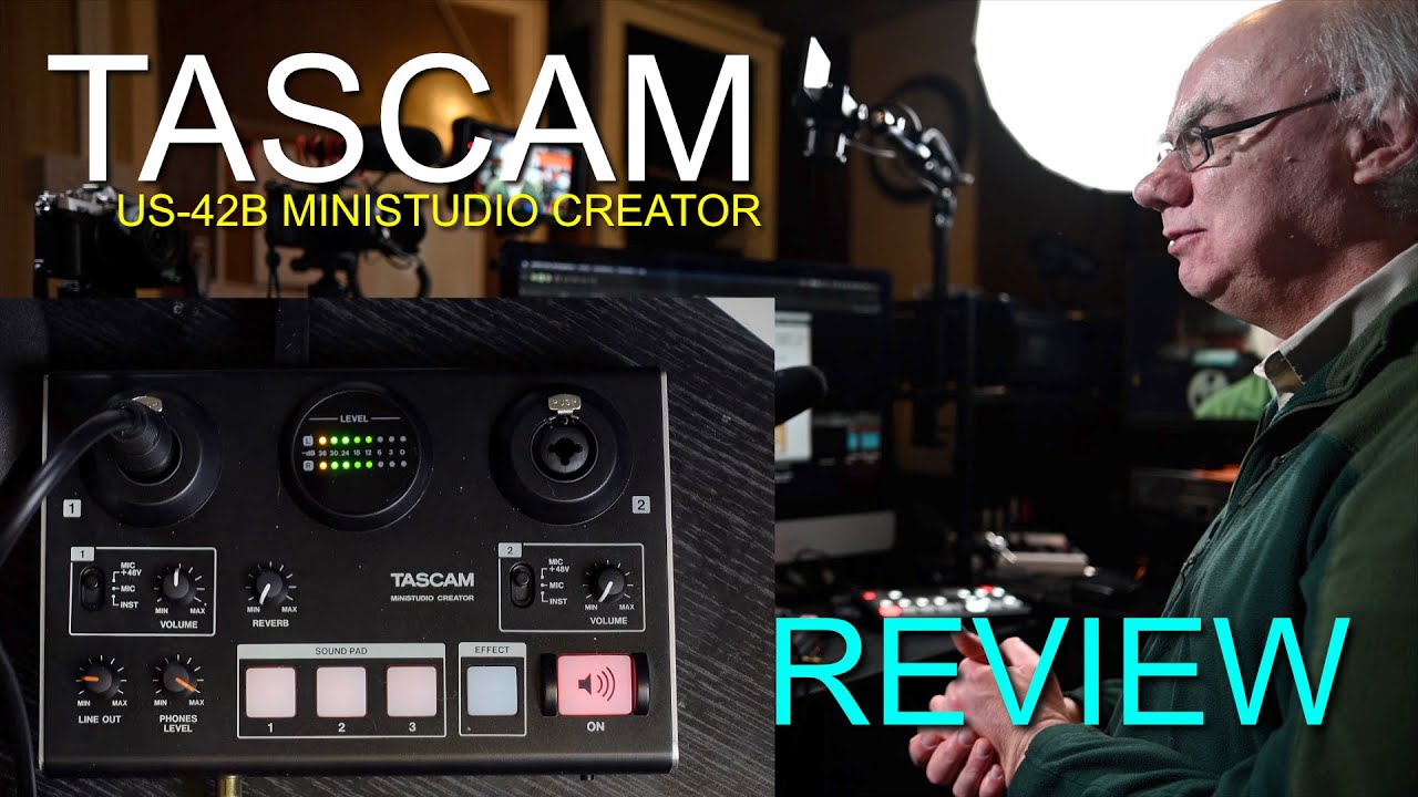 Tascam US-42B MINISTUDIO CREATOR Review.