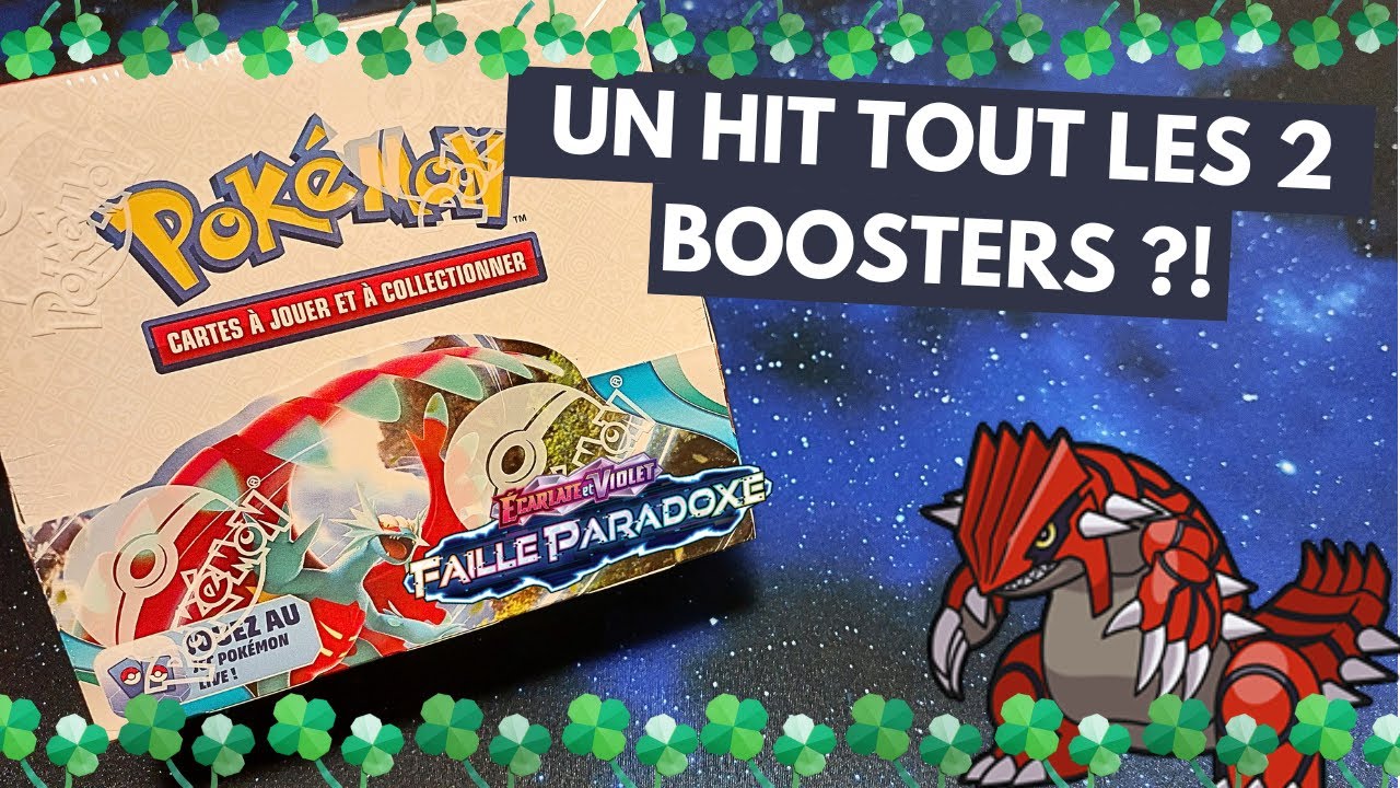 Ouverture d'un display Pokémon EV4 FAILLE PARADOXE ! J'ai trop de chance non ?