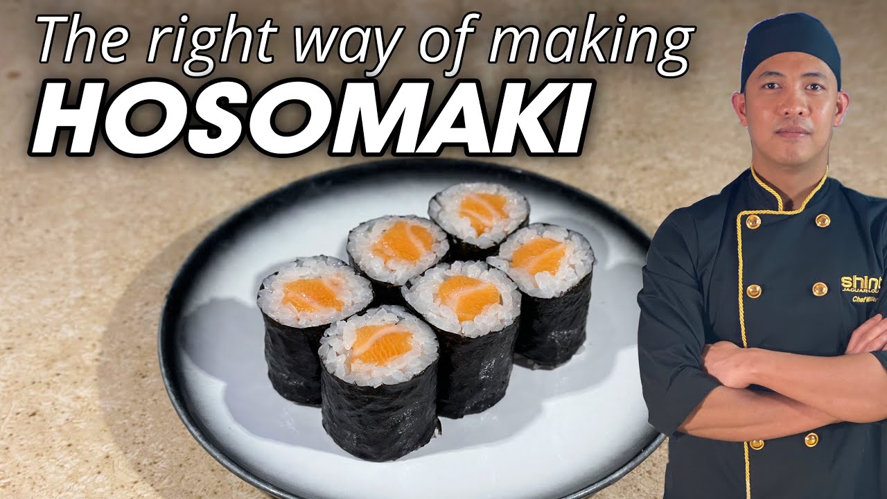 HOW TO MAKE HOSOMAKI | THIN ROLL