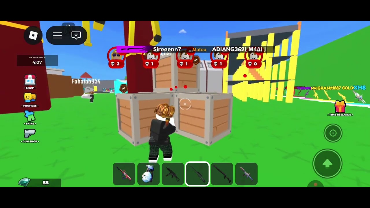 Free fire in roblox | my gameplay