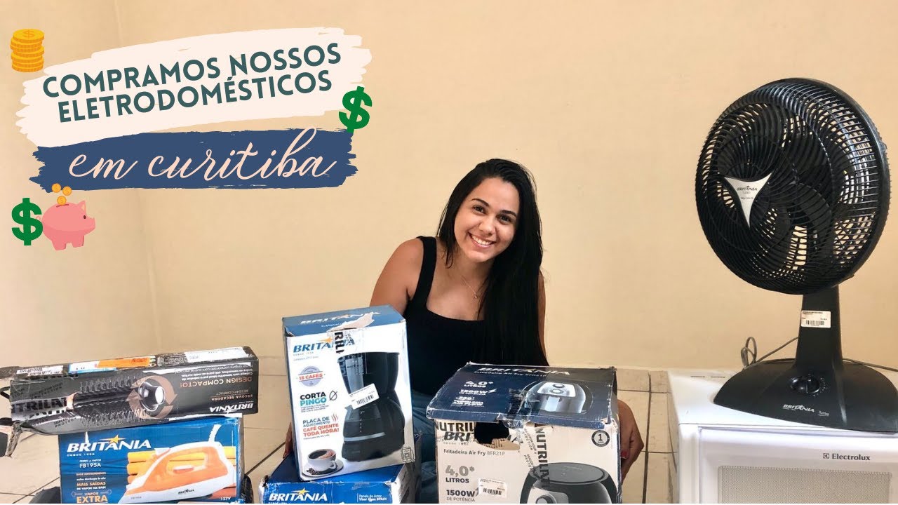 VLOG- COMEÇANDO DO ZERO EM CURITIBA / Compras de eletrodomésticos