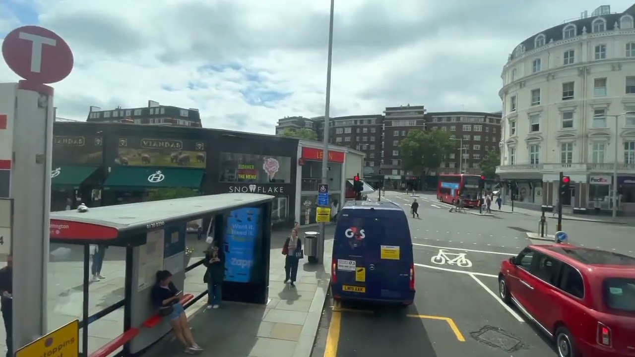 London Bus Route 414 | Maida Hill to Putney Bridge | FULL ROUTE VISUAL
