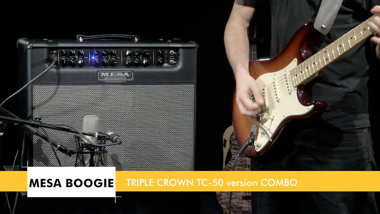 Banc d'essai de l'ampli Mesa Boogie Triple Crown TC-50 (vidéo de La Boite Noire)