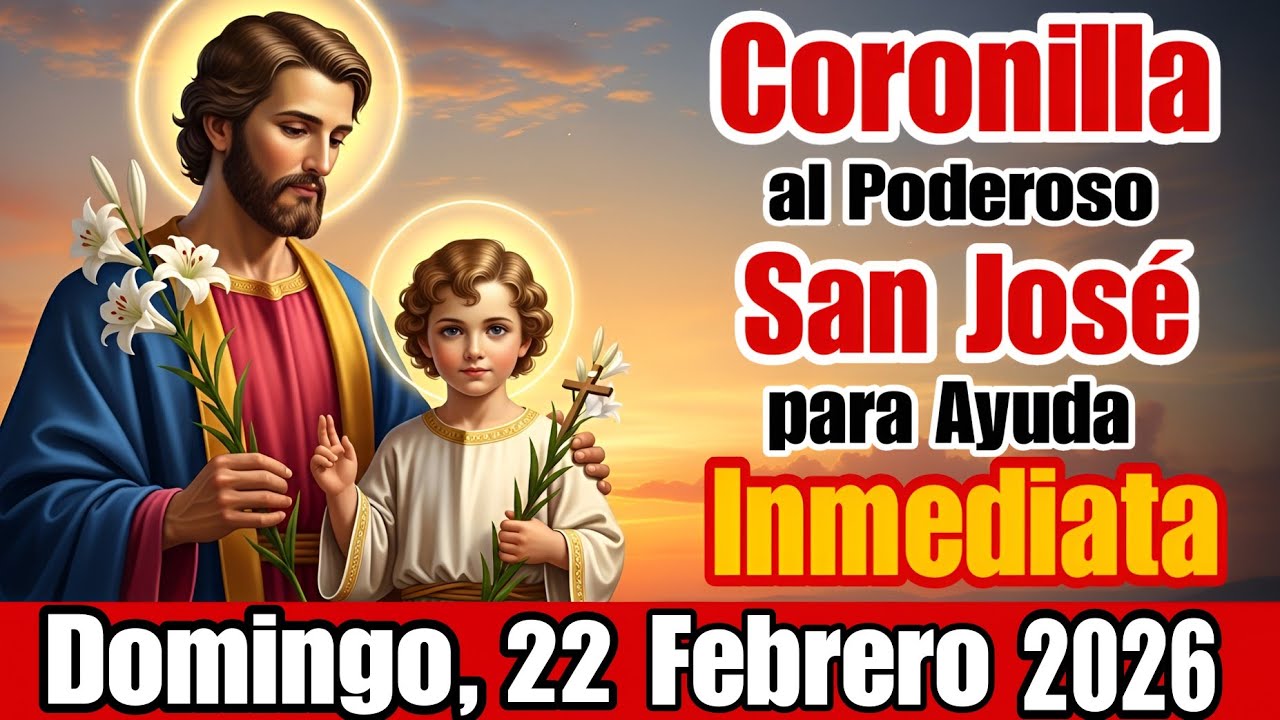 CORONILLA DE LO IMPOSIBLE AL SAN JOSÉ DORMIDO PARA UN MILAGRO INMEDIATO