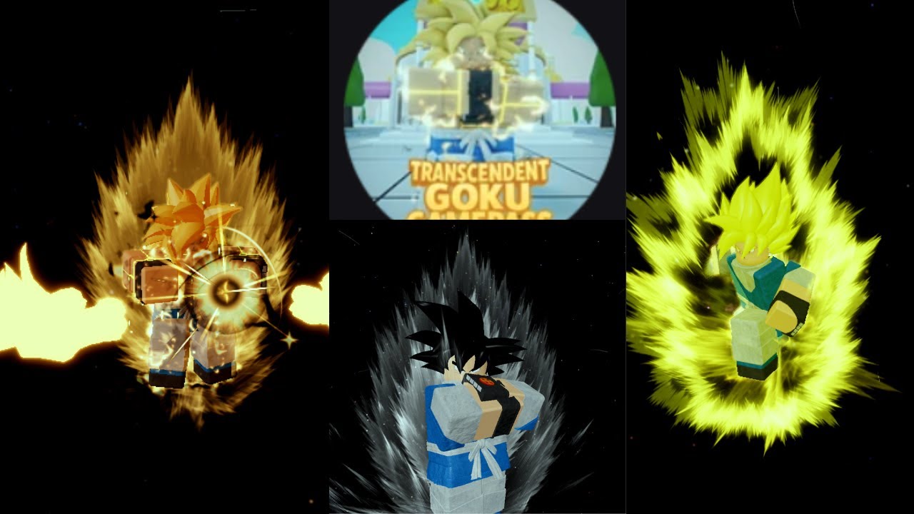 All forms of transcendent goku (Dragon ball aftermath rp)