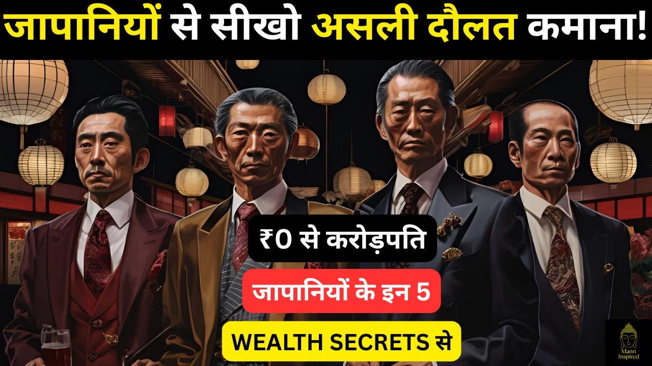 ₹0 से करोड़पति बनने का जापानी तरीका | 5 Japanese Secrets to Building Wealth | Rich Mindset, Money