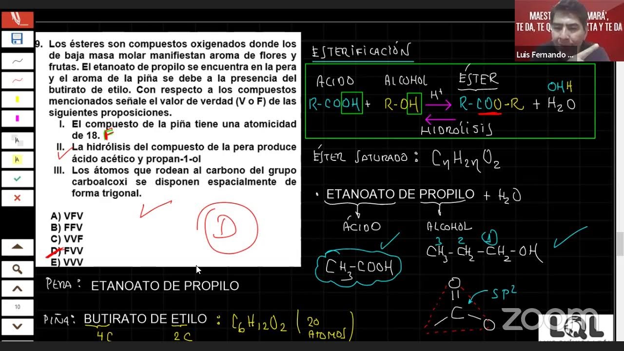 REPASO: COMPUESTOS OXIGENADOS