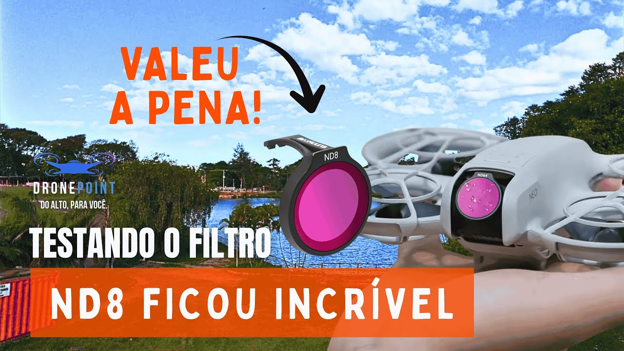 DJI NEO + ND8 SunnyLife: Imagens muito mais cinematográficas!
