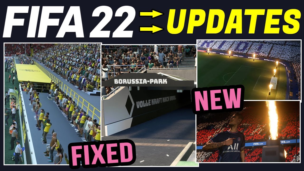 FIFA 22 NEWS | NEW UPDATES - Many Updated Stadiums, Tunnels & Cinematic Cutscenes