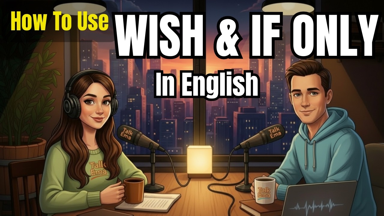 How to Use WISH & IF ONLY in Daily  English | Easy English Conversations Practice
