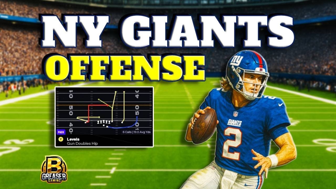 Разбор тактики NY Giants &mdash; недооцененное сочетание забегов и пасов в Madden 26!
