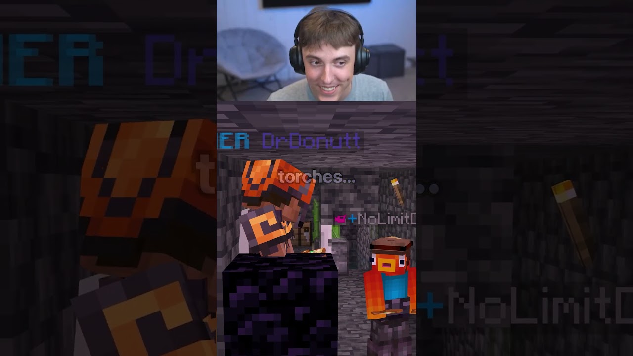 I Trapped DrDonut using the Void #minecraft #gaming