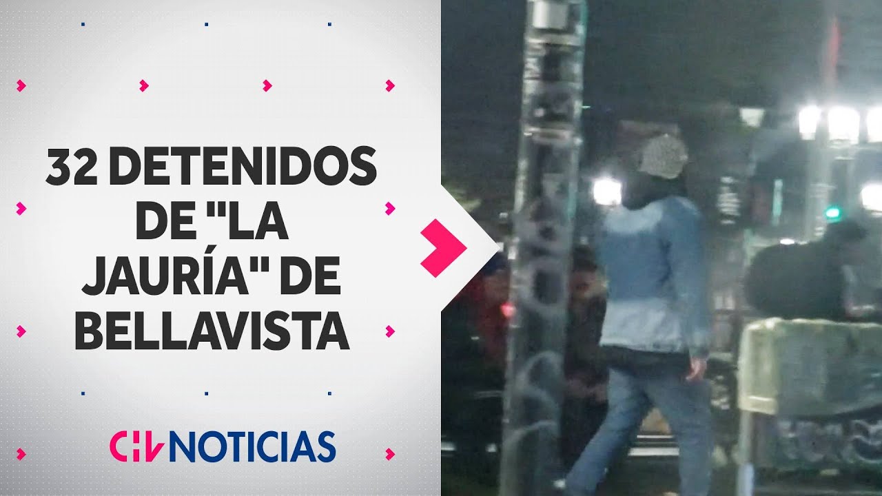 Barrida policial terminó con 32 detenidos de 