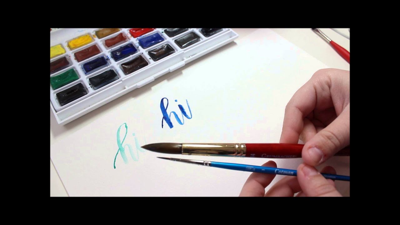 Introduction to Brush Lettering | Brushes