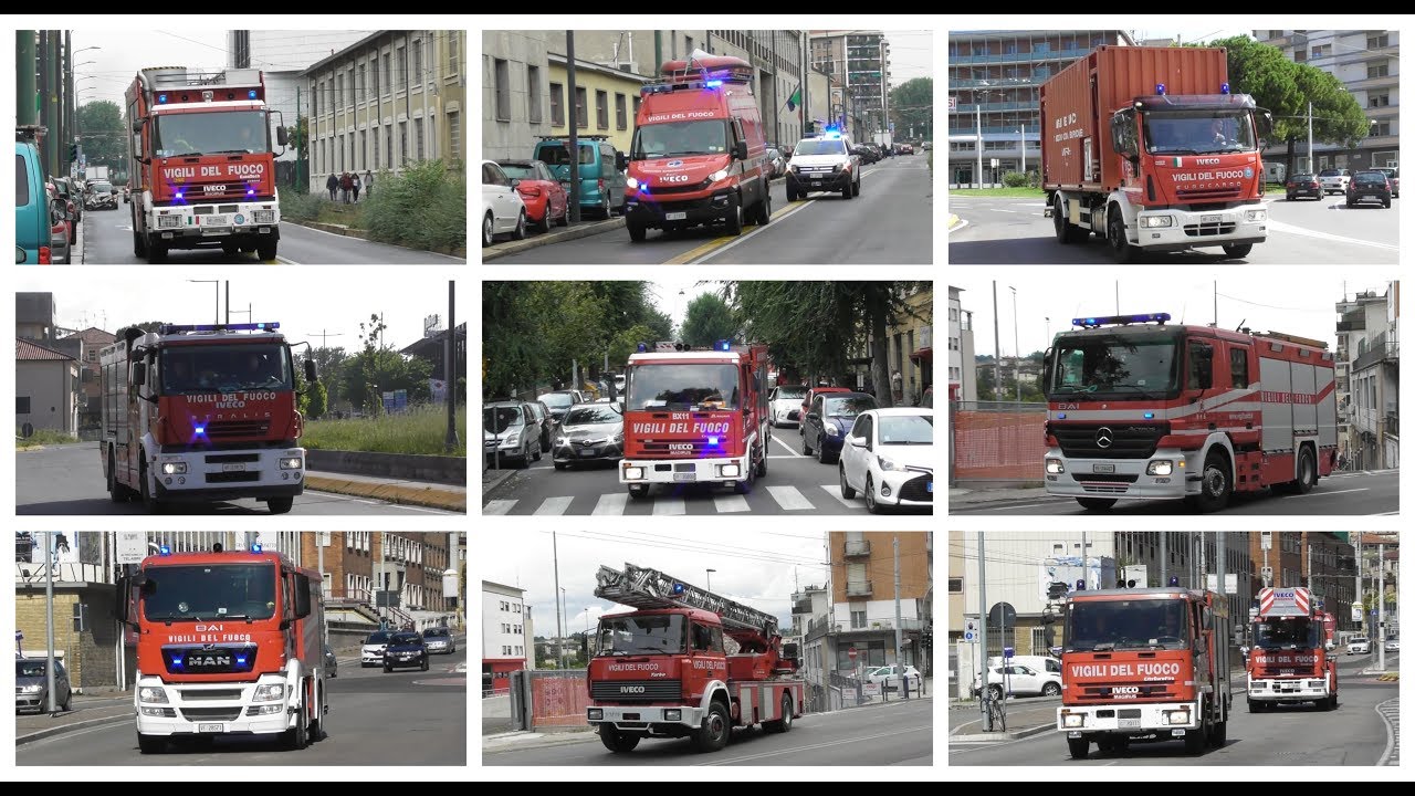(Compilation) Italian Fire Brigade Best of 2018