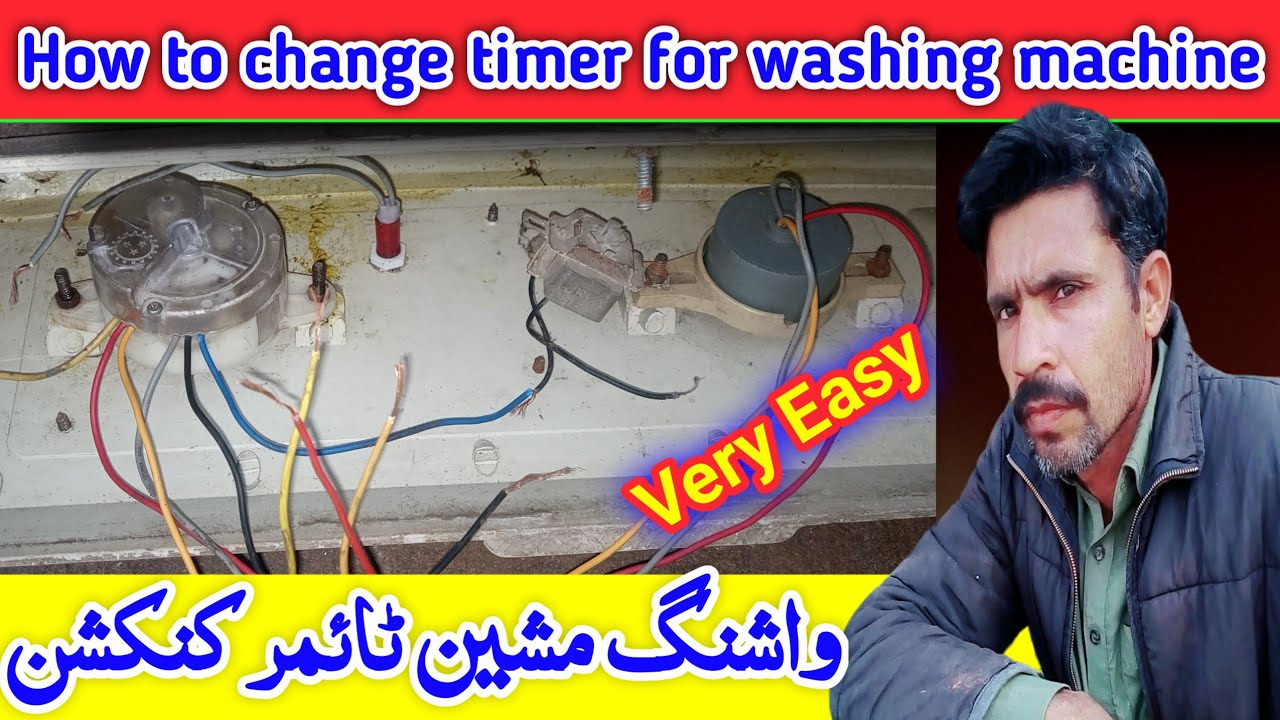 Washing Machine Timer Connections | how to fix timer