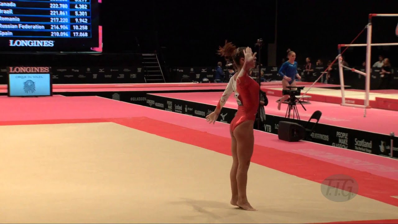 MARTINS Ana Filipa (POR) - 2015 Artistic Worlds - Qualifications Floor Exercise