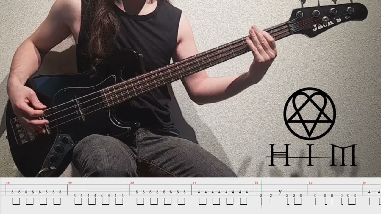 Join Me In Death - HIM (bass cover & tab)