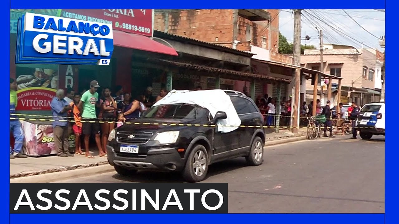 Chefão do tráfico é assassinado e tiros atingem até a vidraça de uma padaria